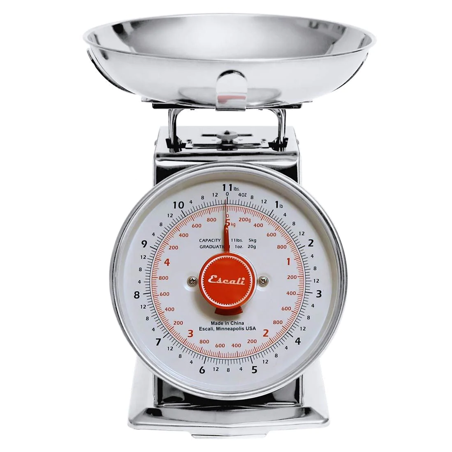 Escali Mercado RVS Keukenweegschaal tot 5 KG