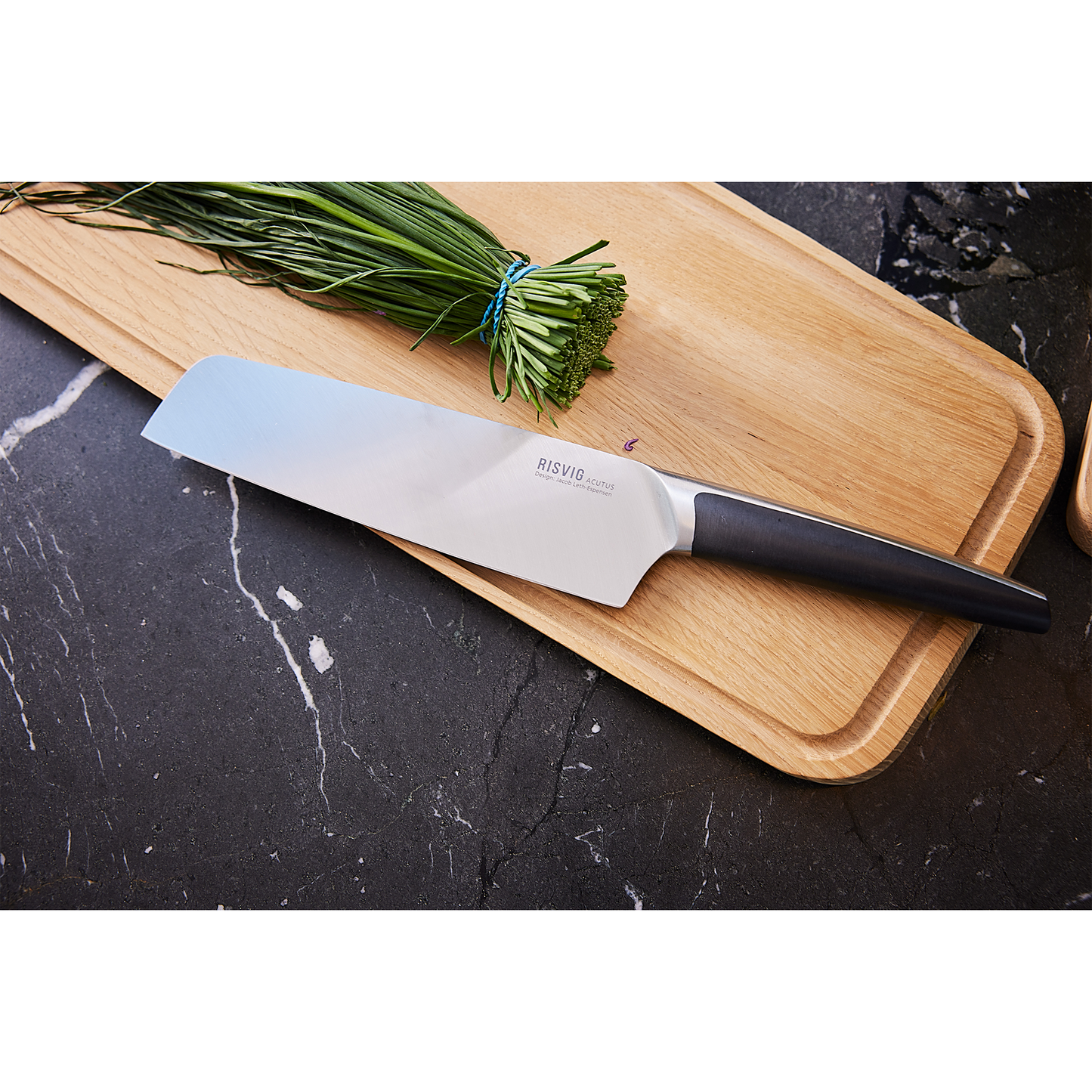 RISVIG Acutus - Groentemes - 18 cm | Roestvast Europees Staal | Perfecte Balans