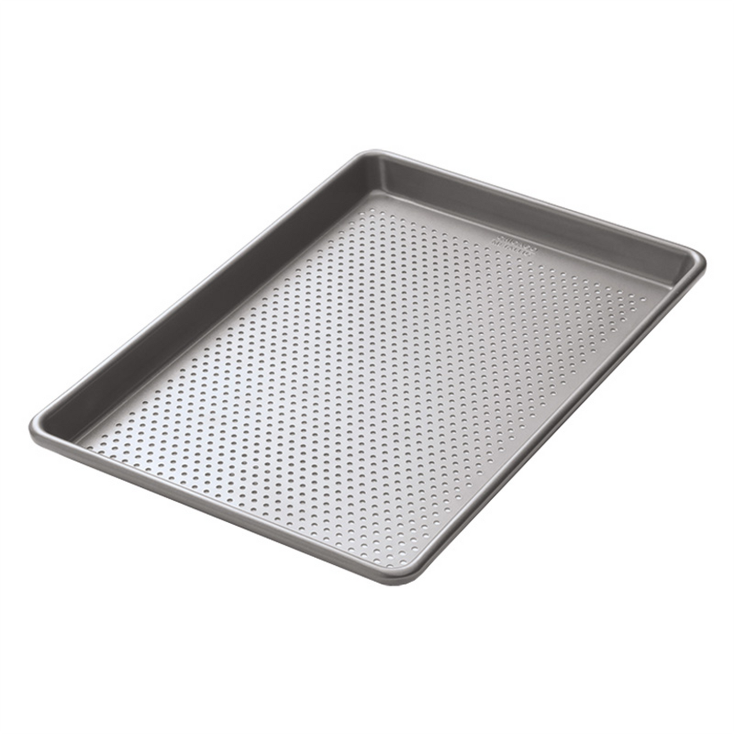 Chicago Metallic - Backblech knusprig 38 x 25 cm - hochwertiges Aluminium grau