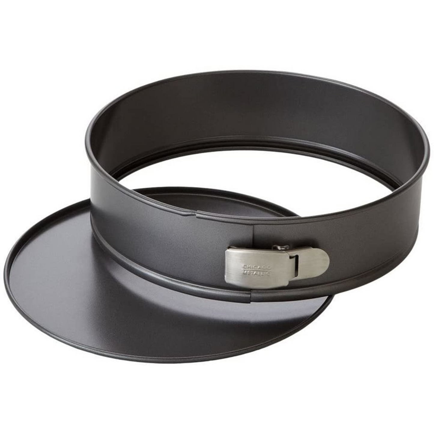 Chicago metallic - Springform / Backform mit losem Boden 20 cm - hochwertiges Aluminium Grau