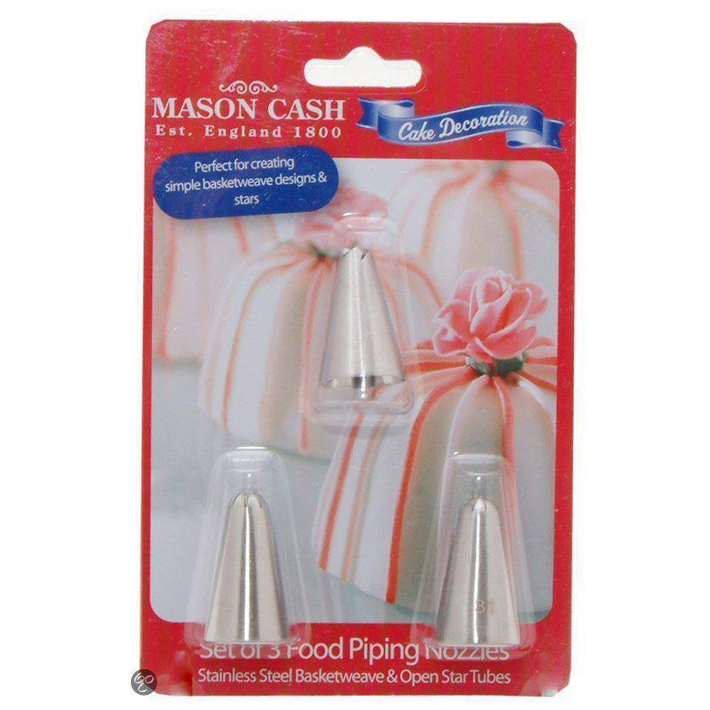 Mason Cash Spuitmondjes Bloem - RVS - 3-delig