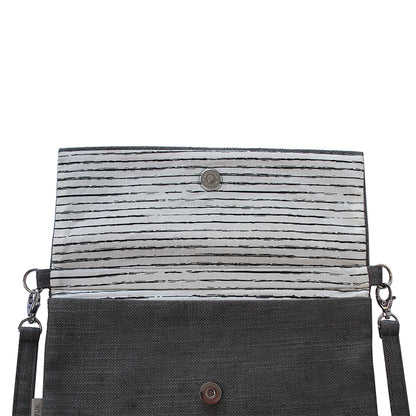Studio Tuk - Crossbody Bag - Black Stripes