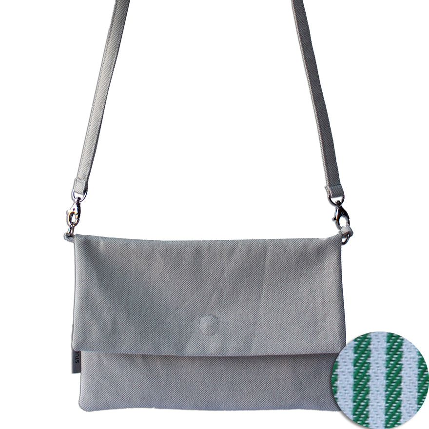 Studio Tuk - Crossbody Bag - Green Stripes
