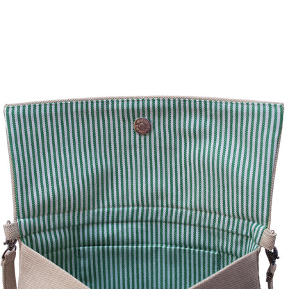 Studio Tuk - Crossbody Bag - Green Stripes