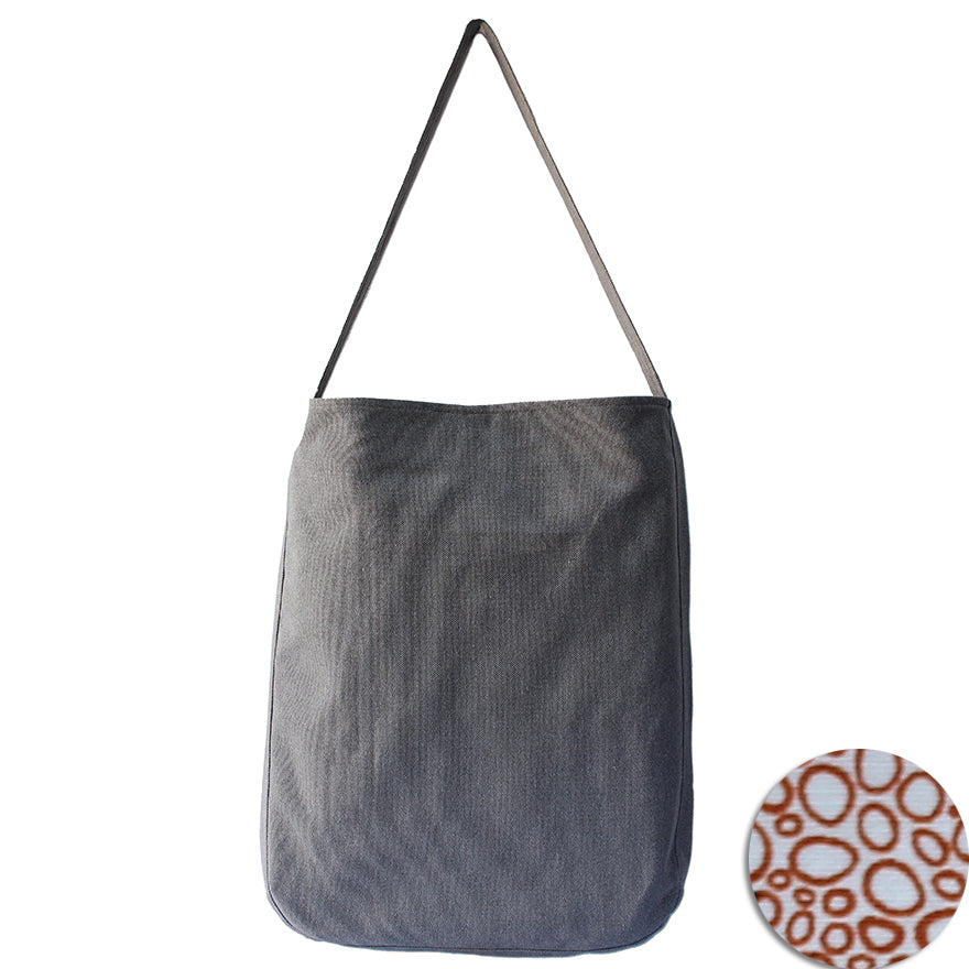Studio Tuk - Shopping Bag - Orange Circles