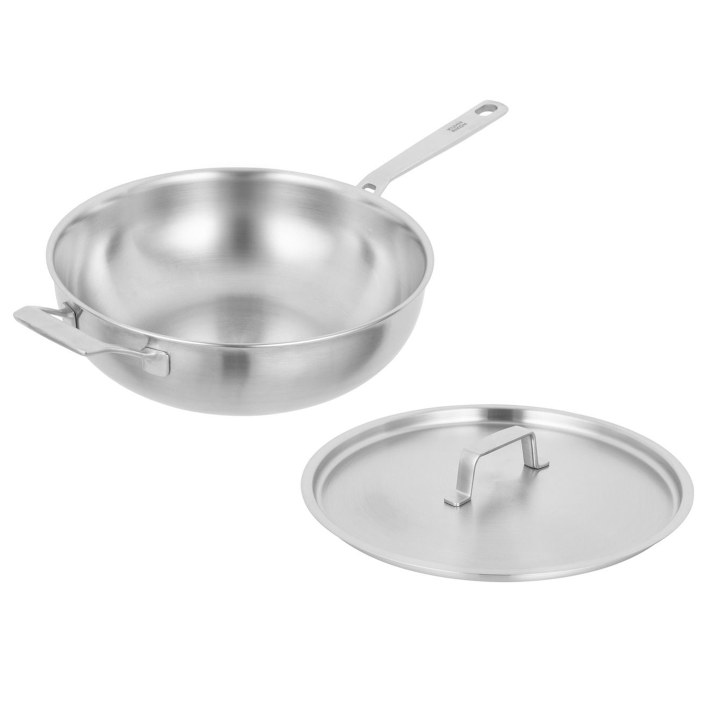 Kuhn Rikon Culinary fiveply Wokpan RVS Ø 28 cm met RVS deksel