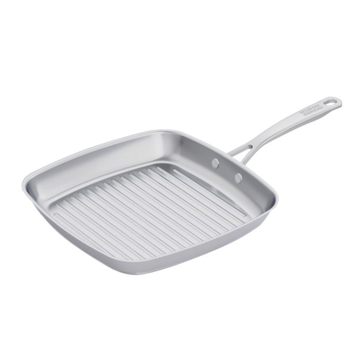 Kuhn Rikon - Allround - RVS 18/10 Grillpan 27x27 cm - 3-laags - Ongecoat - Inductie - Oven geschikt tot 240°C