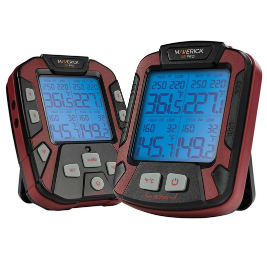 Maverick XR-50R Draadloze BBQ Thermometer – 4 Probes – 305 Meter Bereik – Temperatuuralarm - Meetbereik van 0 tot 300°
