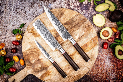 Forged Sebra vegetable knife - Hakbijl - Sebrahout - In houten giftbox