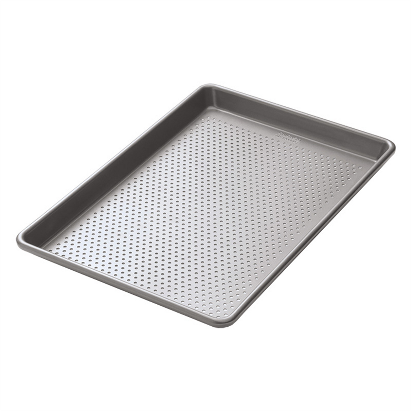 Chicago Metallic - Bakplaat crispy 38 x 25 cm - hoogwaardig aluminium grijs